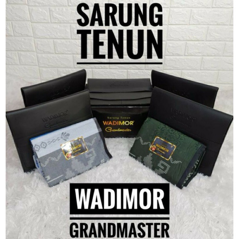 GROSIR Sarung Pria Wadimor Grandmaster Dompet