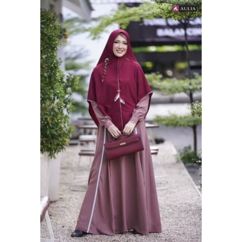 GAMIS AULIA LARISSA MOCCA MAROON