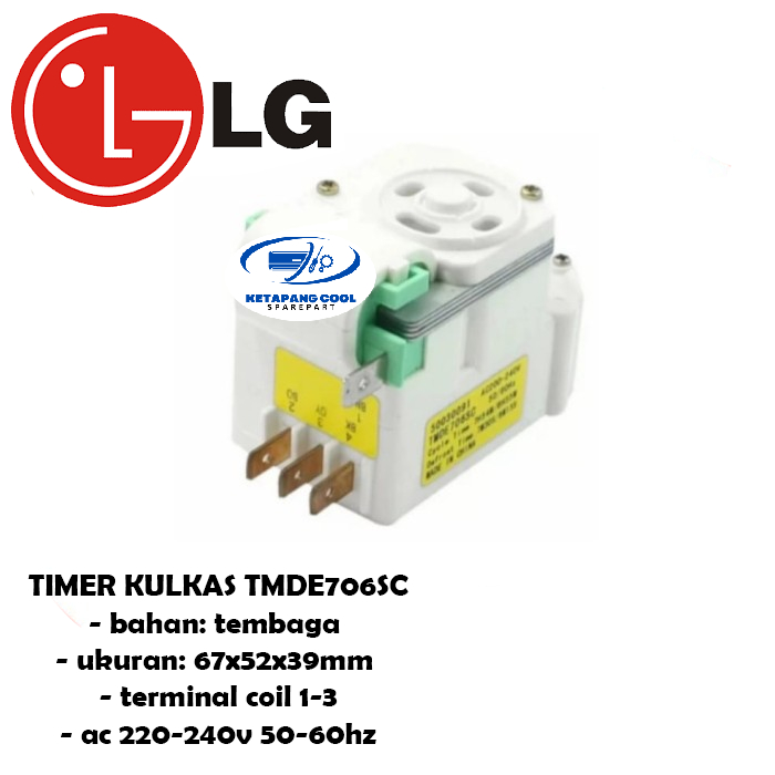 TIMER KULKAS LG 2 pintu