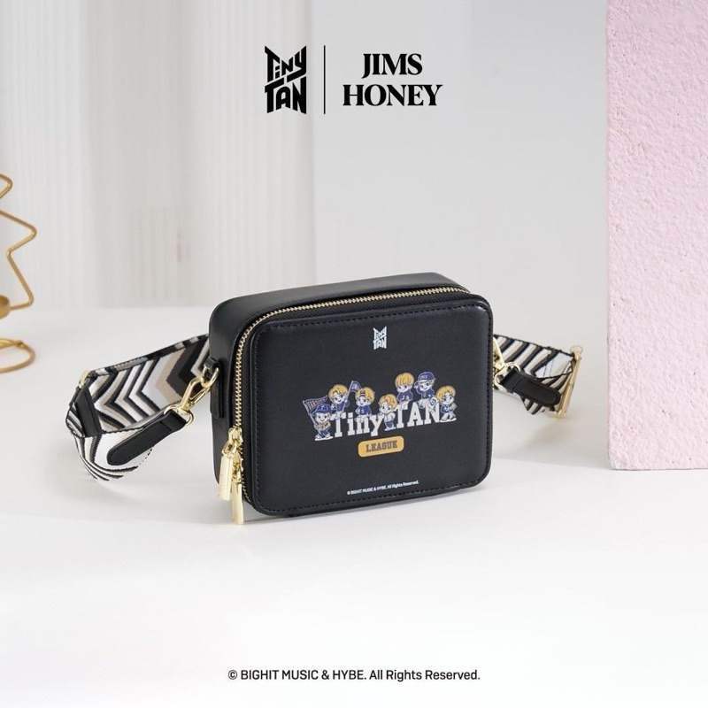 TinyTan LEAGUE BAG BY JIMS HONEY / KARAKTER TinyTan inspired by BTS / TAS SELEMPANG WANITA / PURBALI