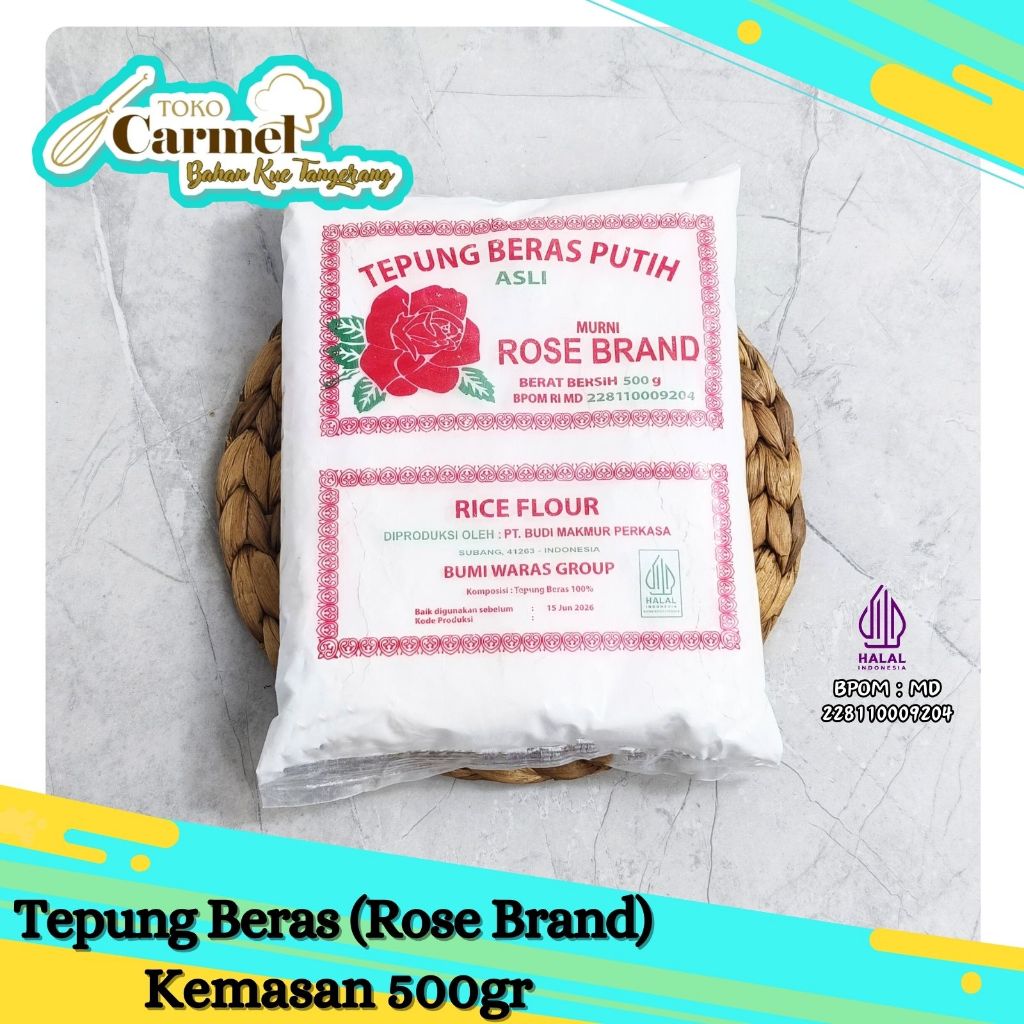 

Tepung Beras 500gr Rose Brand