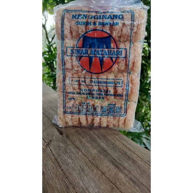 

Rengginang Terasi asli Jember isi 44-45 keping (-+500gr)