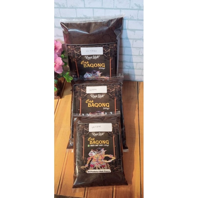 

Kopi Lelet khas Lasem Cap Bagong (Robusta) 200gr Hitam