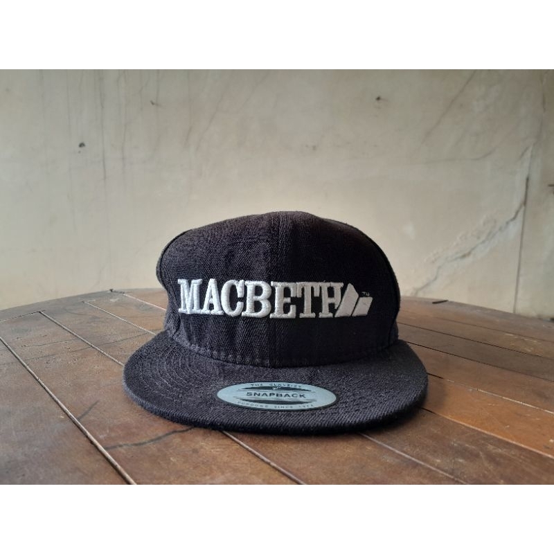Topi Snapback>Macbeth Black