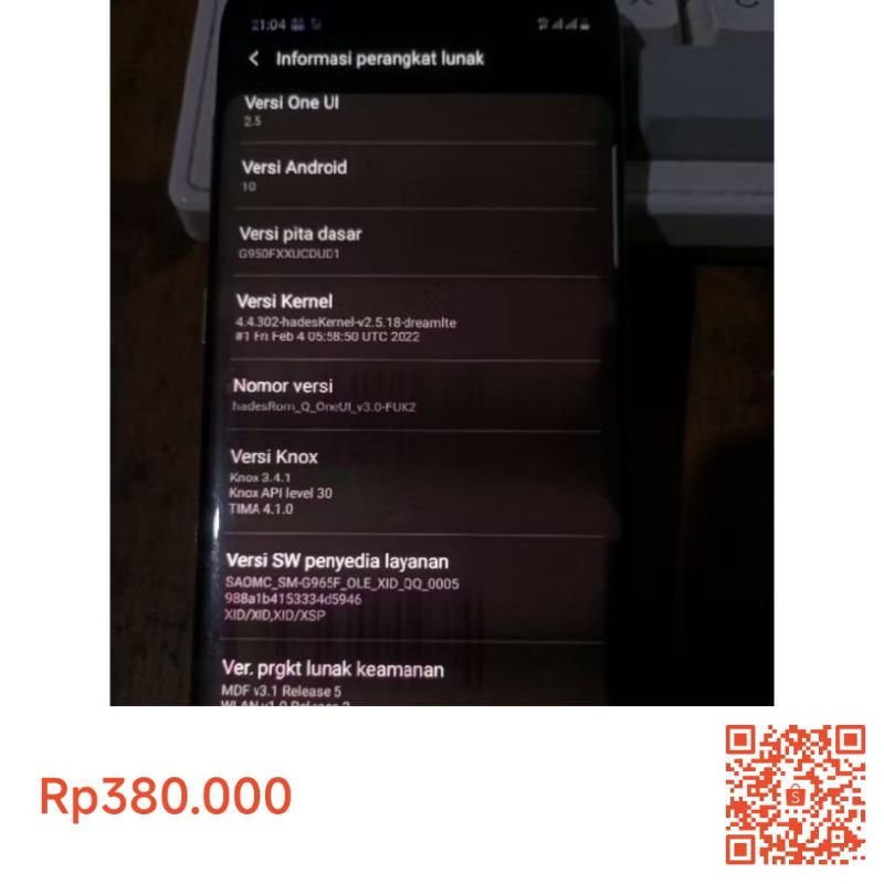 Samsung s8 minus baca deskripsi