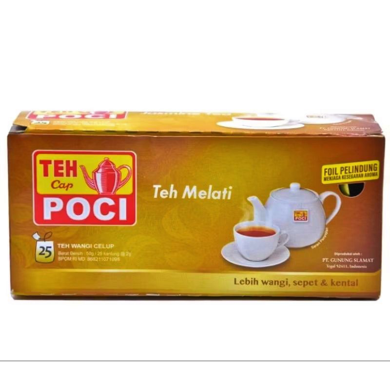 

POCI Teh Hitam Celup Teh Melati 25 x 2 gram