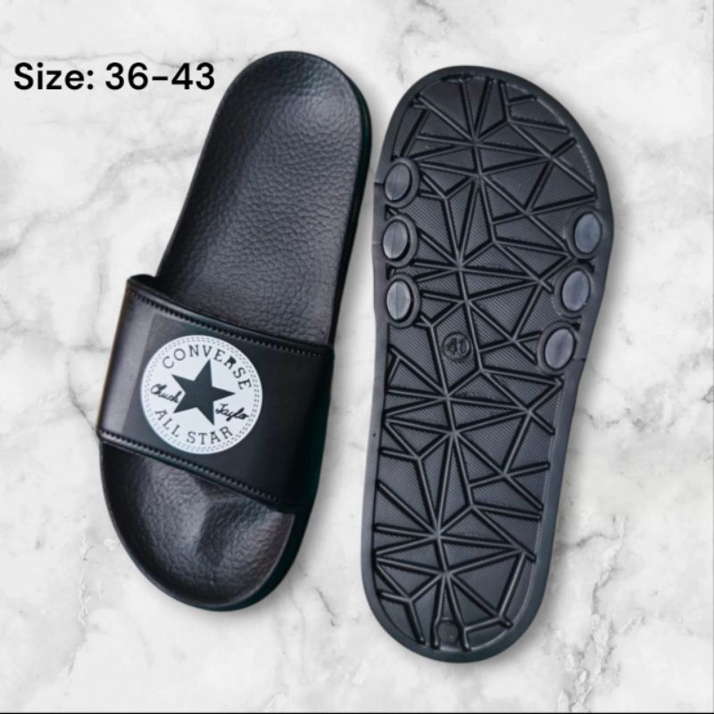 Sandal Slop Slip On Converse Black Unisex