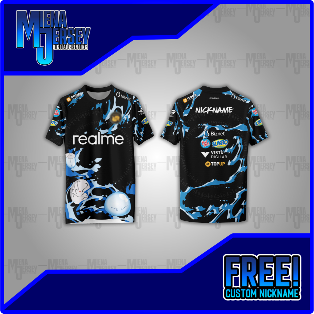JERSEY RRQ / BAJU RRQ / KAOS RRQ / GAMMING TERBARU FREE CUSTOM NICK NAME