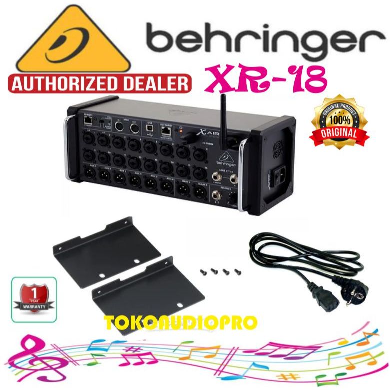 Digital Mixer Behringer XR18 XR-18 XR 18 Digital Mixer Audio Interface USB