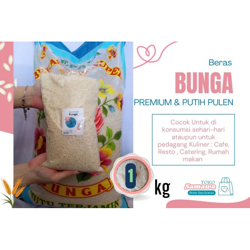 

SAMAWA - BERAS BUNGA 1KG/BERAS BUNGA MURAH/BERAS PREMIUM
