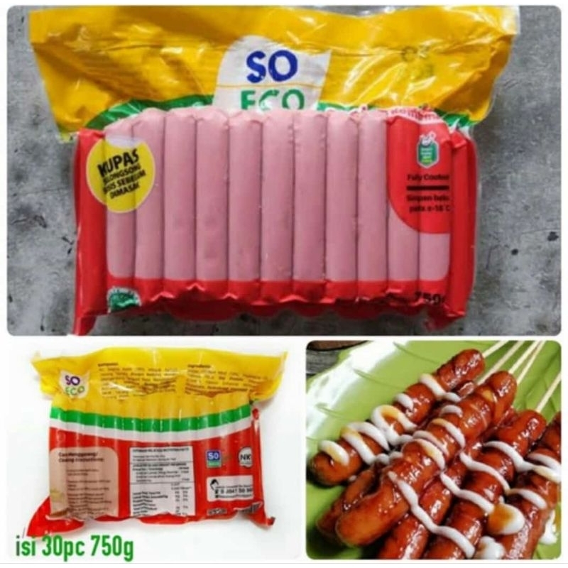 

So Eco Sosis Ayam Merah 750 gr