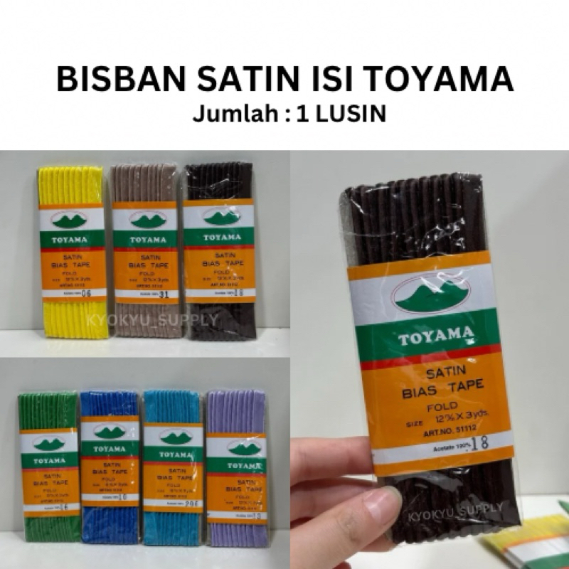 [LUSINAN] Bisban Satin Isi 1lusin Toyama