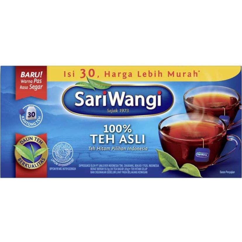 

Sari Wangi Teh Celup Asli 30 x 1,85 g
