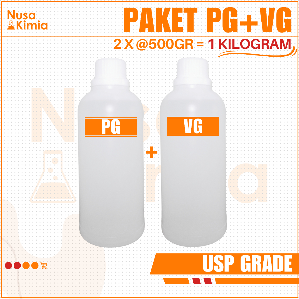 Apotik_Nugroho Paket Vg 500 Gram + Pg 500 Gram Usp Grade