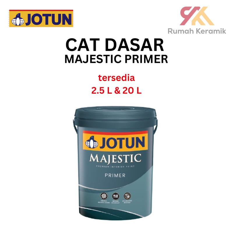 MAJESTIC PRIMER (WALLS) CAT DASAR Jotun Paint 20 L | Cat Tembok Cat Dasar / Cat Dasar tembok untuk l