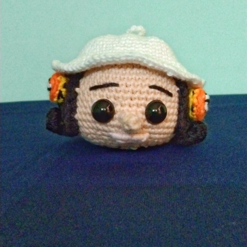 USOPP One Piece amigurumi key chain/ boneka rajut kepala USOPP / gantungan kunci unik USOPP / koleks