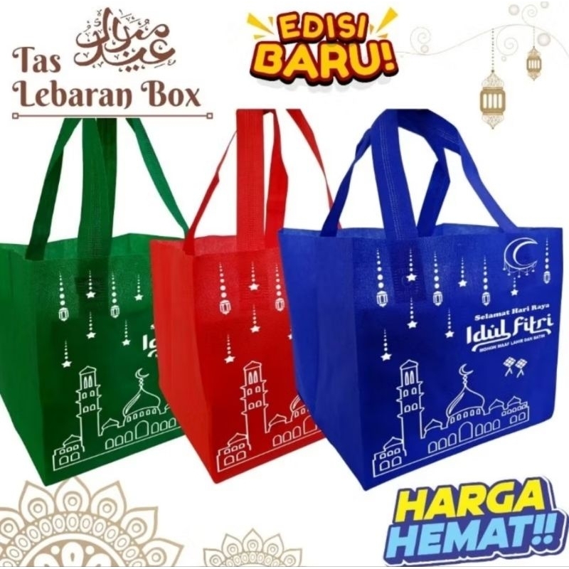 

Tak Lebaran Box 22x22 Tas Hampers Goodie Bag Tas IDUL Fitri