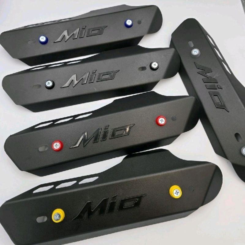 Cover Knalpot Semua Motor Yamaha Mio Plus 2 Baut Obeng Monel Warna Warni Universal Semua Motor Mio