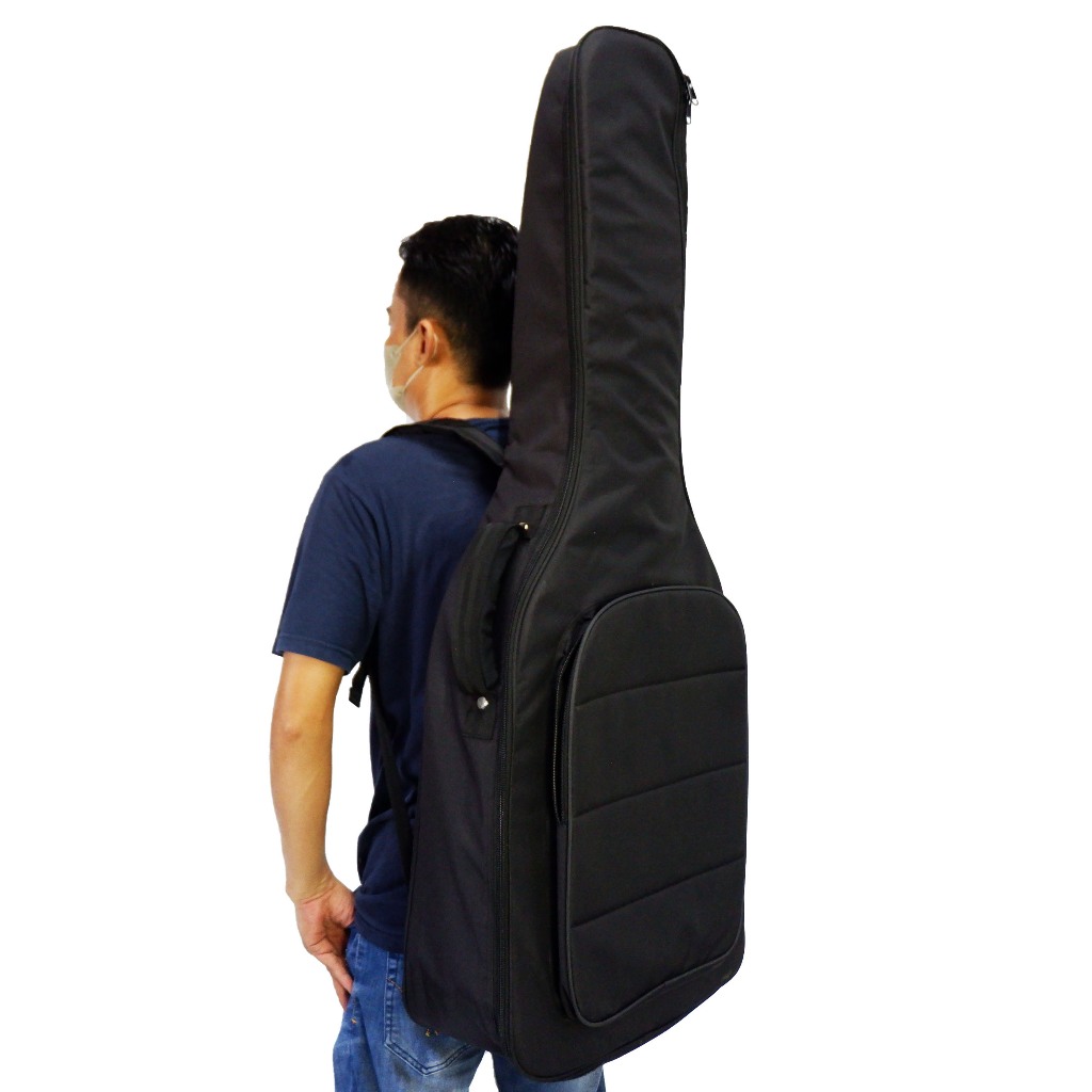 Tas Gitar Akustik Klasik Jumbo Busa Tebal Softcase Semi Hardcase Gigbag