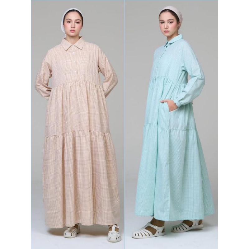 NUNA DRESS/DRESS MUSLIM/BAJU MUSLIMAH BY:AISHASTUDIO_ID