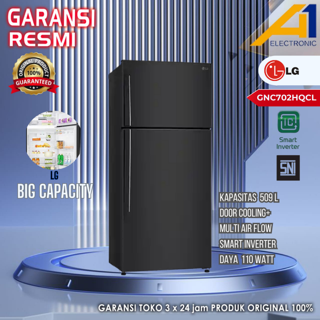 KULKAS LG GNC702HQCL / GNC 702HQCL 509L