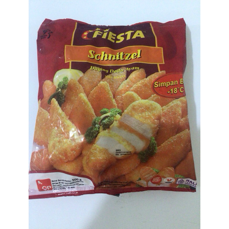 

Fiesta Chicken Nugget Schnitzel dada ayam 500gr