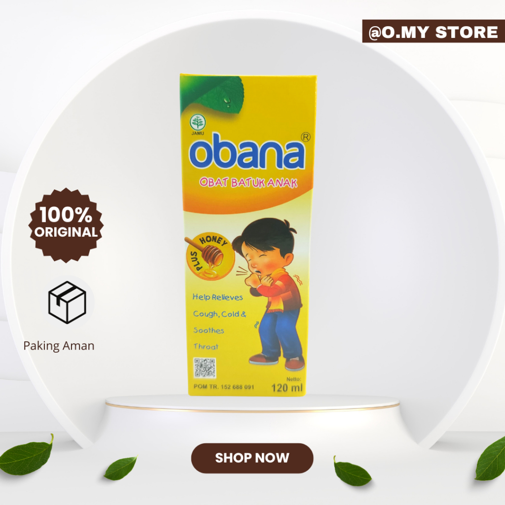 OBANA OBAT BATUK ANAK- MASUK ANGIN-RADANG TENGGOROKAN