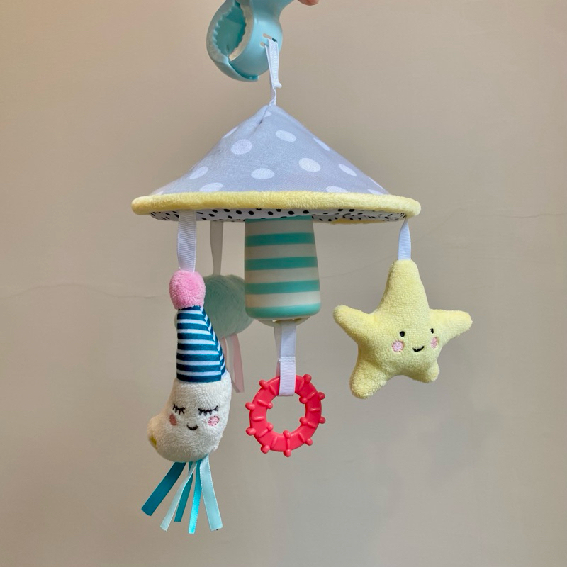 NEW dan PRELOVED TafToys Easier Outdoors Mini Moon Pram Mobile | Mainan Gantung Crib Box Baby Stroll