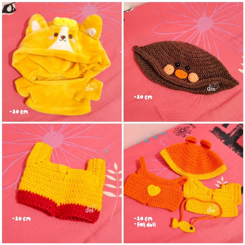 Clothes / Baju Doll 20 cm Doll & Fat Doll