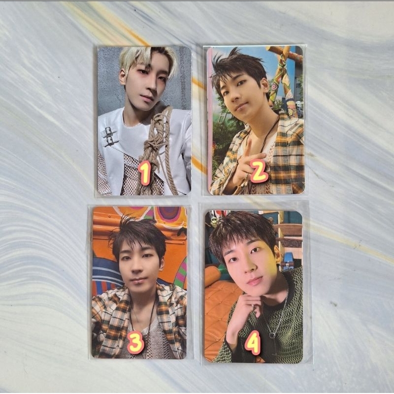 Seventeen Wonwoo Lucky Draw POB Yizhiyu Album Photocards