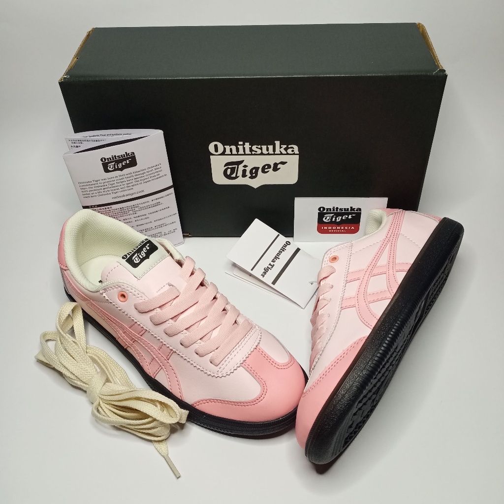 Sepatu Onit TIger Tokuten 'Pink Black' Sneakers Original