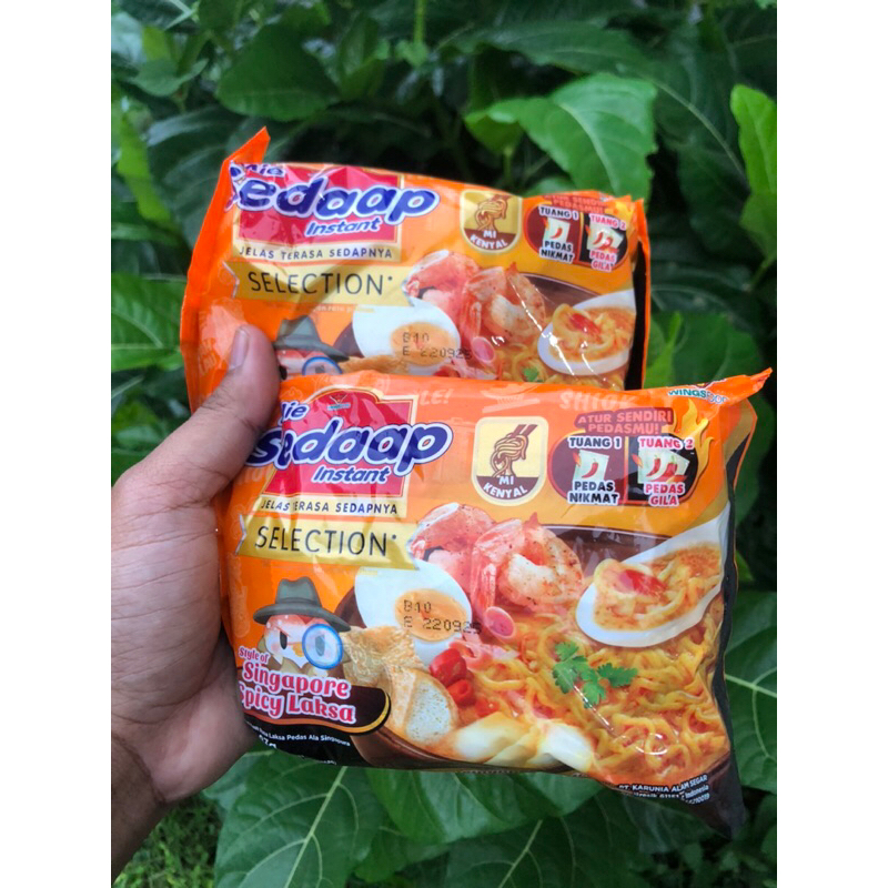 

Sedaap mie instan Singapore spicy Laksa 83 gr x5