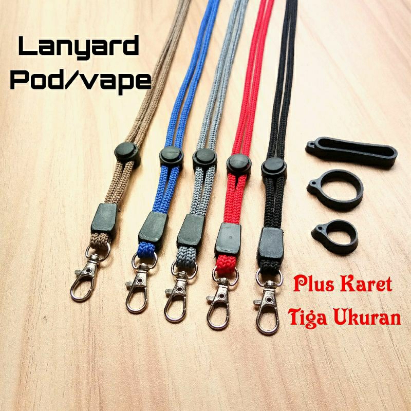 

Tali Gantungan Lanyard Hp id card dll. plus oring 3 ukuran