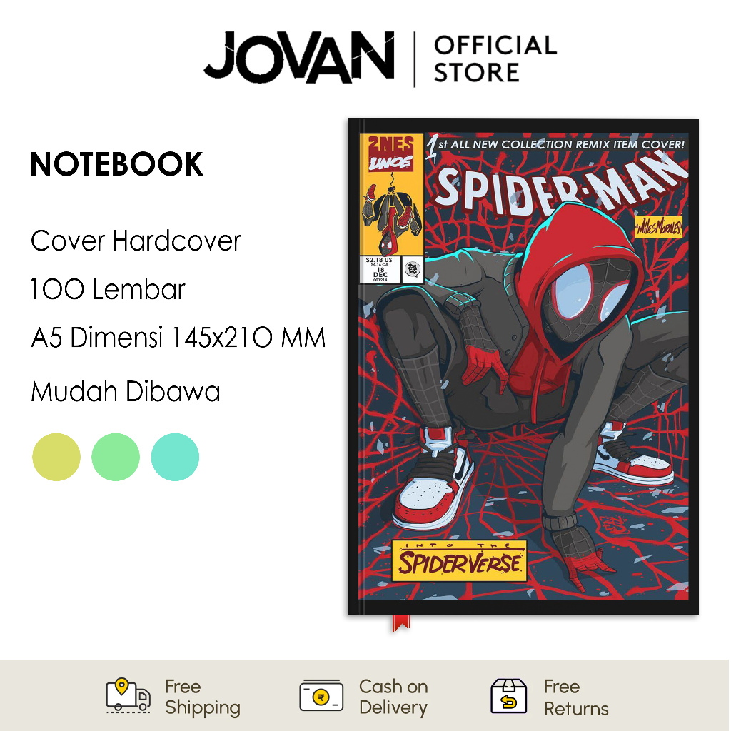 

Notebook Hardcover Custom Spider-Man 14 Buku Tulis Catatan Note Agenda Planner Jurnal Diary Notebook Anime