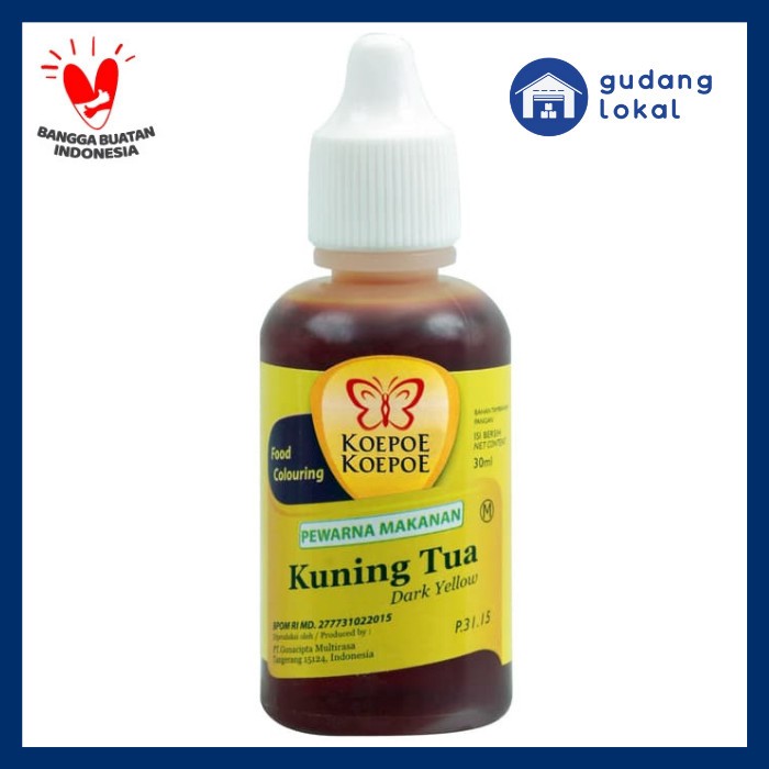 

PEWARNA KUNING TUA KOEPOE KOEPOE 30 ML