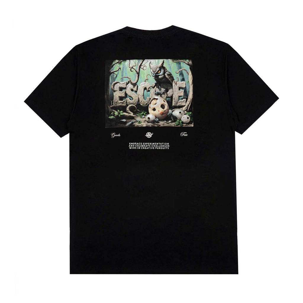 ORI Escaperfect T-shirt Time Journey - Black Kaos Pria