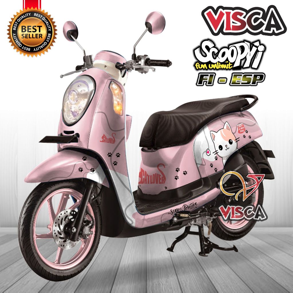 Decal Scoopy Fi 2015 2016 Full Body Stiker Scoopy Fi 2015 2016 Full Body Striping Scoopy Fi 2015 201