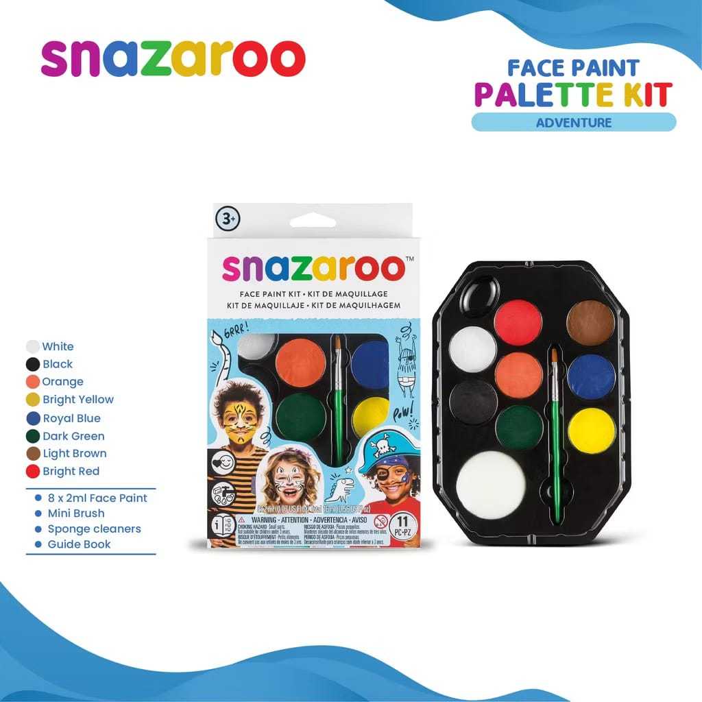 

Gramedia Tunjungan : Snazaroo Face Paint Kit Boy