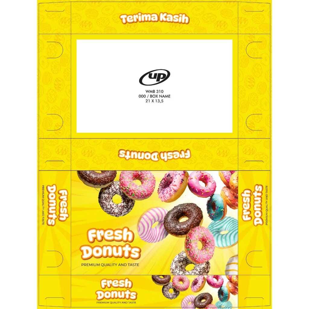 

5pcs dus box donat mini uk 21 x 13.5