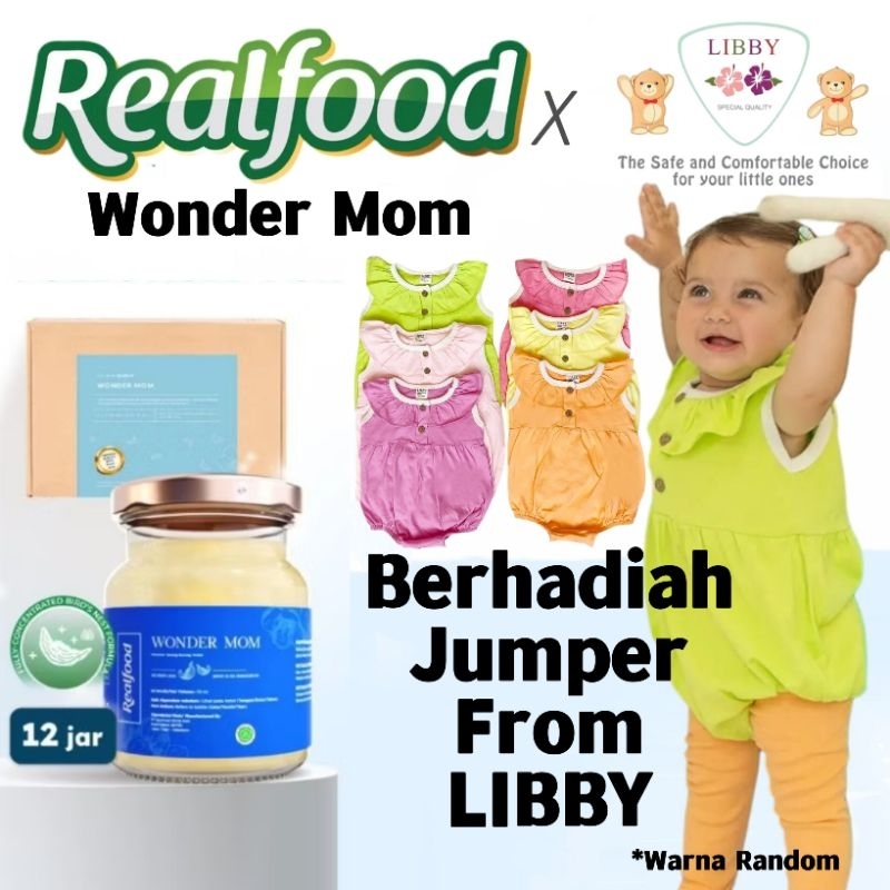 

Realfood Wonder Mom & Super Mom P.12 Jar x Free Libby Baby ( Minuman Sarang Burung Walet )