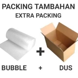 

Tambahan Bubble wrap + kardus