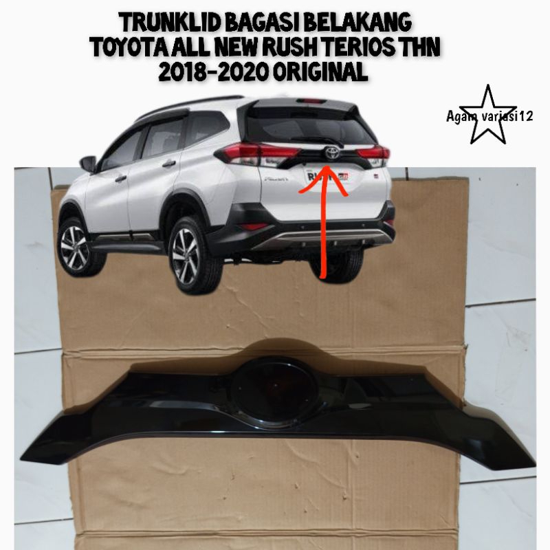 Trunklid Bagasi Belakang Toyota All New Rush Terios Thn 2018-2020 Originall