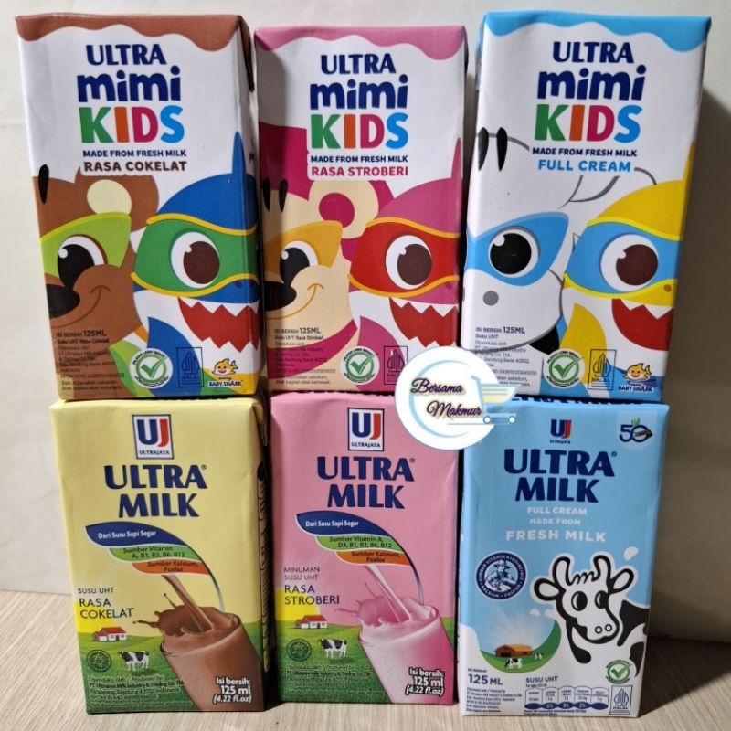 

Susu ULTRA MILK 125 ml mimi kids