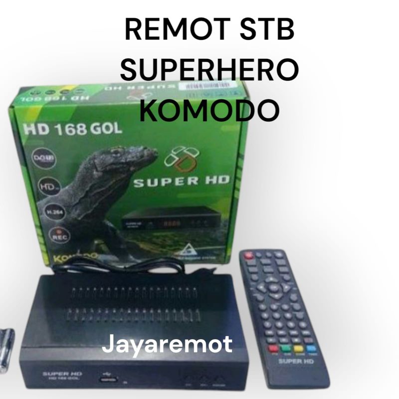 Remote remot STB SUPERHD KOMODO langsung pakai