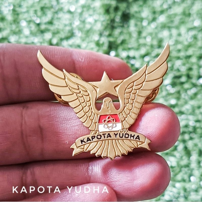 Brivet/Brevet/Wing Kapota Yudha 100% kuningan