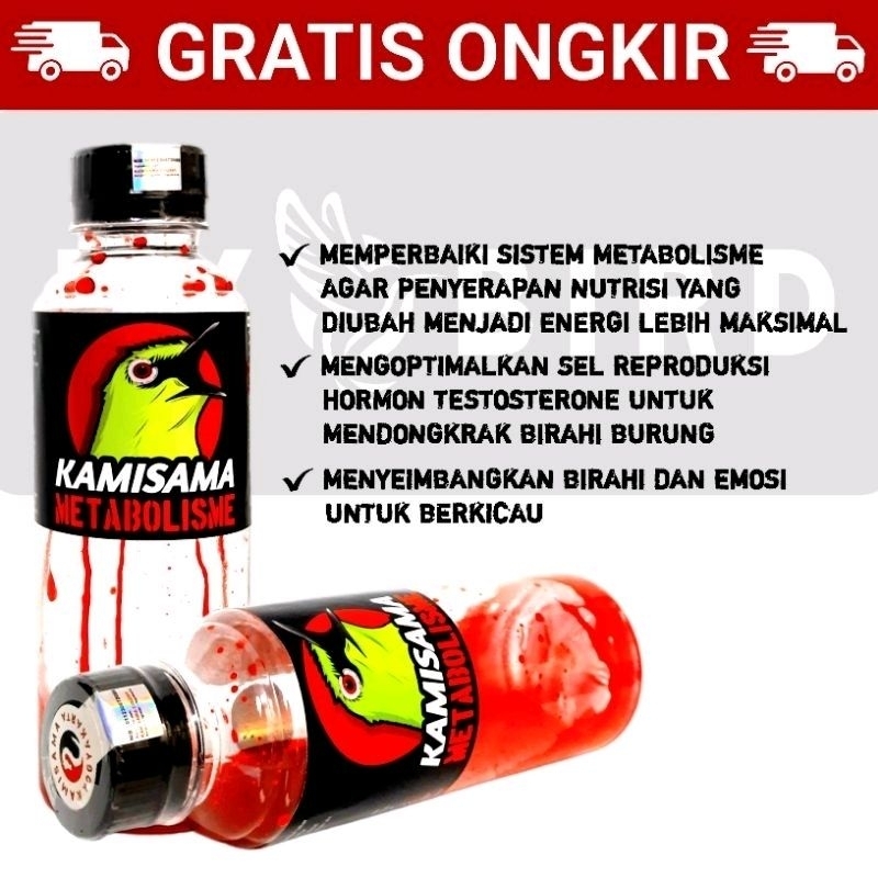 Kamisama Metabolisme Vitamin Dextro Pleci Makanan Burung Untuk pleci Makanan penggacor burung