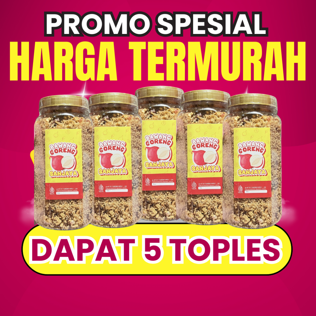 

DAPAT 5 BOTOL BAWANG GORENG MERAH BREBES