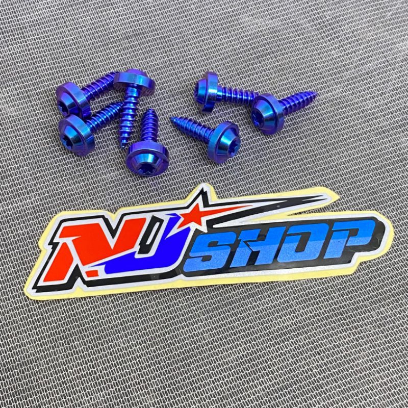 Baut body set isi (25) honda titanium probolt drat kasar probolt body honda original Motorcycle