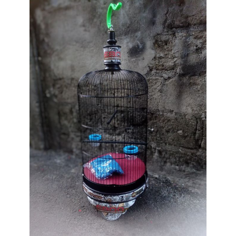 Kandang lovebird PVC decal Ebod Jaya