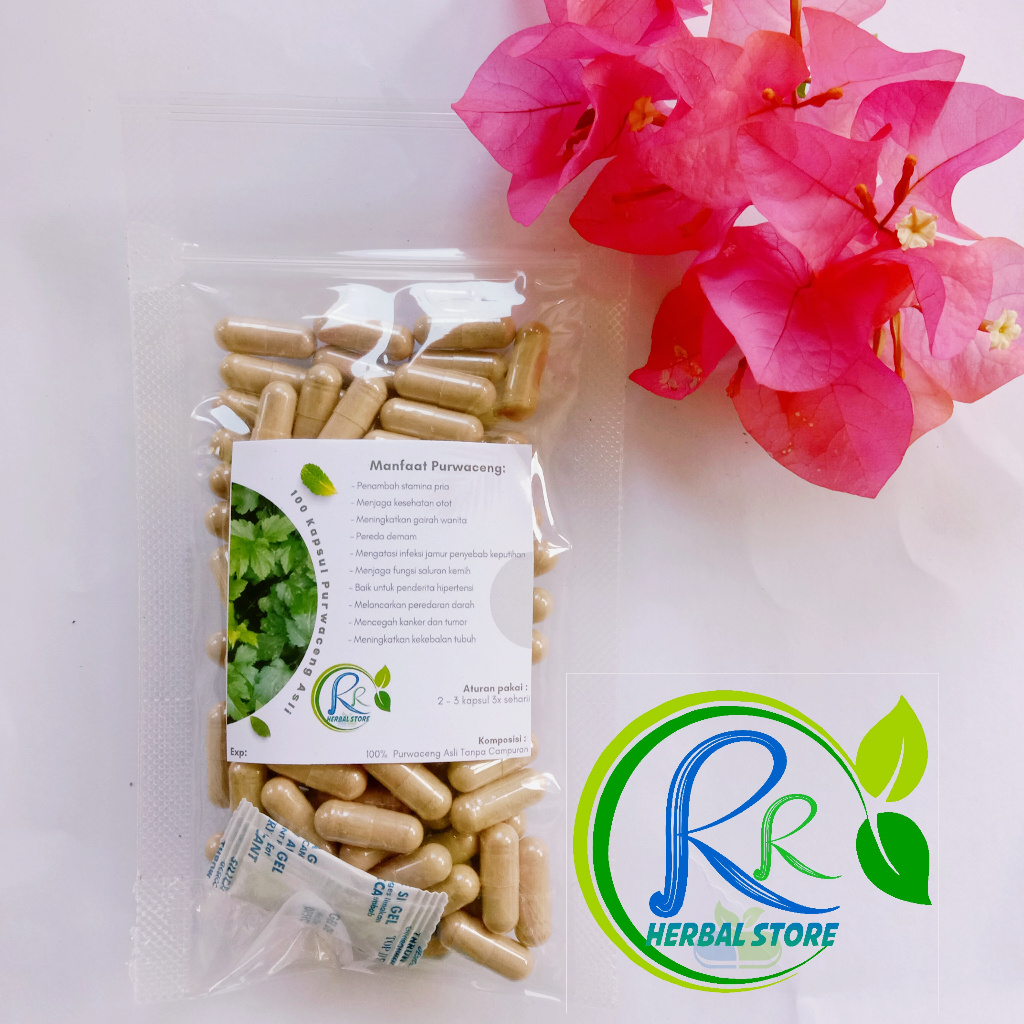 100 Kapsul Purwaceng Herbal Asli
